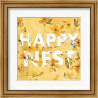 Framed Happy Yellow 15A