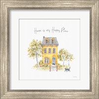Framed Happy Yellow 17A