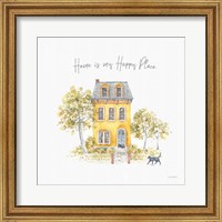 Framed Happy Yellow 17A