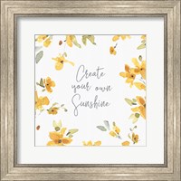 Framed Happy Yellow 18A