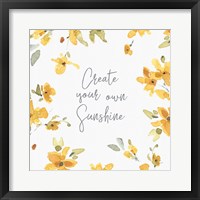 Happy Yellow 18A Framed Print