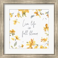 Framed Happy Yellow 19A