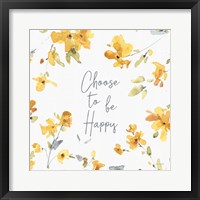 Framed Happy Yellow 20A
