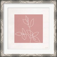 Framed 'Just Leaves 07' border=