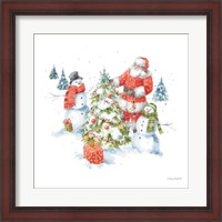 Framed Welcoming Santa 08
