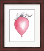 Framed Baby Elephant Love I