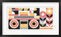 Framed Abstract Boombox