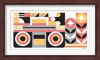 Framed Abstract Boombox