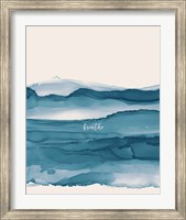 Framed Coastal Ink I Eventide Crop I Breathe