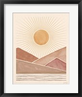 Framed Mid Century Landscape I