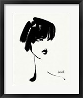 Brush Portrait III Framed Print