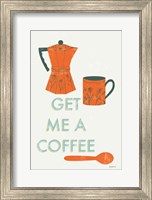 Framed Retro Kitchen Coffee I