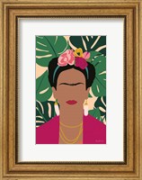 Framed Frida Kahlo I Palms No Distress