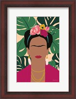 Framed Frida Kahlo I Palms No Distress