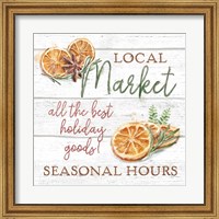 Framed Seasonal Market VII