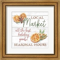 Framed Seasonal Market VII