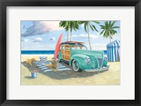 Beach Ride III Framed Print