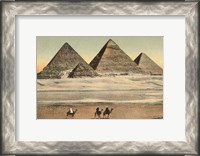 Framed Cairo Pyramids