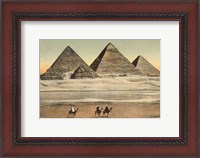 Framed Cairo Pyramids