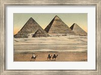 Framed Cairo Pyramids