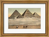 Framed Cairo Pyramids