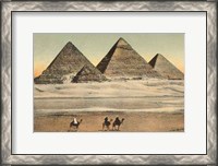 Framed Cairo Pyramids