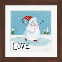 Framed Snowman Snowday IV