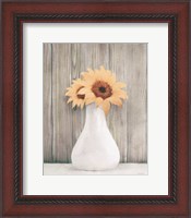 Framed Farmhouse Sunflowers