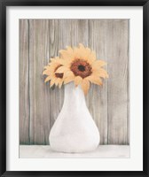 Framed Farmhouse Sunflowers