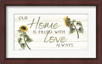 Framed This Home Is Filled with Love Always