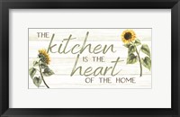 Framed Kitchen is the Heart of the Home