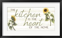 Framed Kitchen is the Heart of the Home