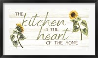 Framed Kitchen is the Heart of the Home