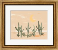 Framed Desert Moon II