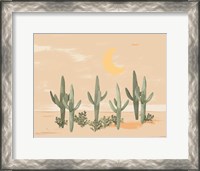 Framed Desert Moon II