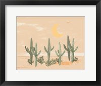 Framed Desert Moon II