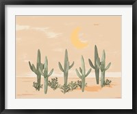 Framed Desert Moon II