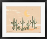 Framed Desert Moon II