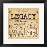 Framed Happy Memories