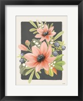 Floral Blueberries II Framed Print