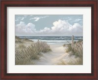 Framed Pathway Through the Dunes