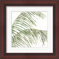 Framed Two Palm Fronds I
