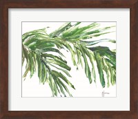 Framed Green Palm Leaves