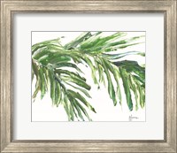 Framed Green Palm Leaves