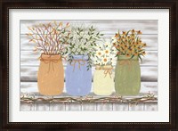 Framed Country Flowers