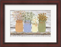 Framed Country Flowers