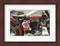Framed Route 66 Motorcycle
