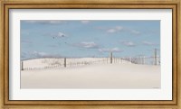 Framed White Sandy Shore