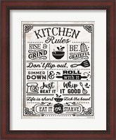 Framed Kitchen Rules