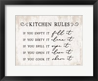 Framed Kitchen Rules